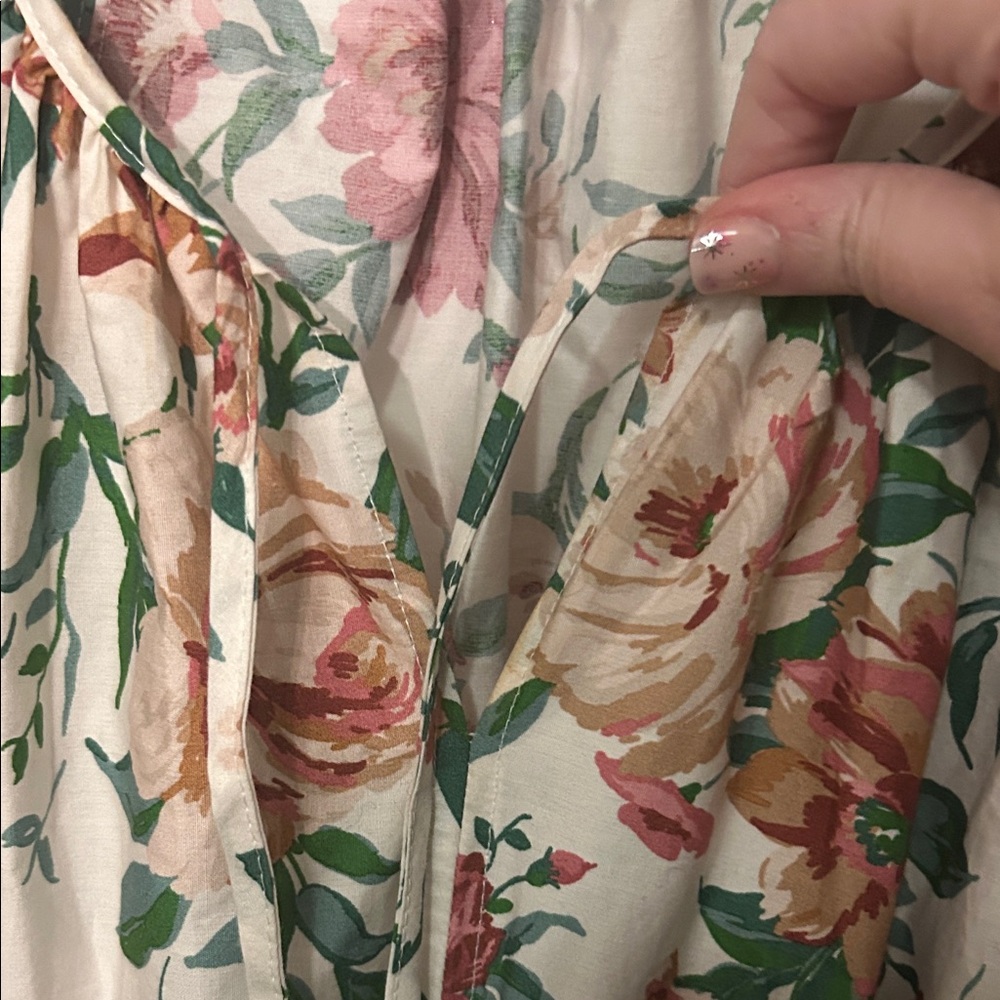 Floral Puff Sleeve Somerset Maxi Dress - Picture 4 of 5